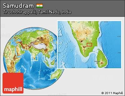 Physical Location Map of Samudram