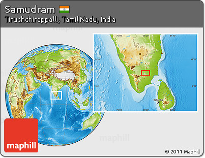 Physical Location Map of Samudram