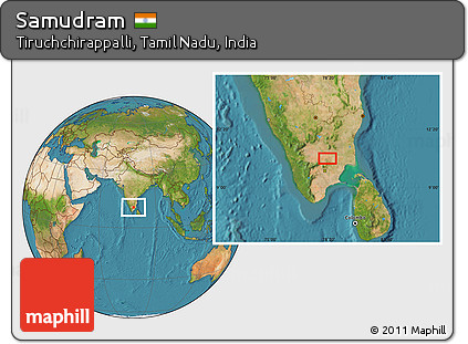 Satellite Location Map of Samudram