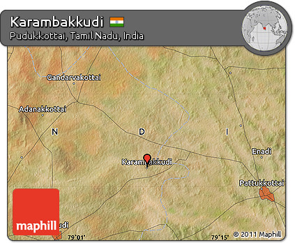 Satellite Map of Karambakkudi