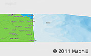 Political Panoramic Map of the area around 10° 38' 32" N, 79° 58' 29" E
