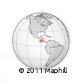 Outline Map of the Area around 10° 38' 32" N, 90° 1' 30" W, rectangular outline