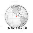 Outline Map of the Area around 10° 38' 32" N, 97° 40' 30" W, rectangular outline