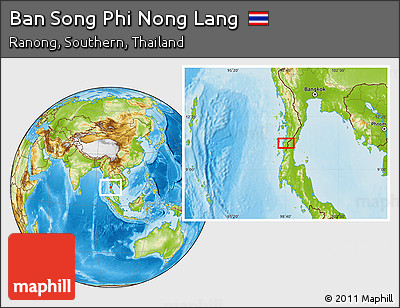 Physical Location Map of Ban Song Phi Nong Lang
