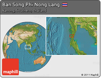 Satellite Location Map of Ban Song Phi Nong Lang