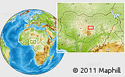 Physical Location Map of Kulfana
