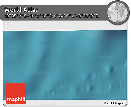 Satellite 3D Map of the Area around 10° 17' 43" S, 0° 4' 30" E