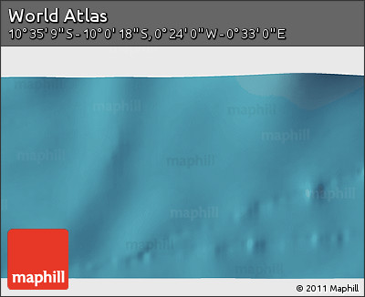 Satellite 3D Map of the Area around 10° 17' 43" S, 0° 4' 30" E