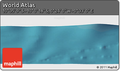 Satellite Panoramic Map of the Area around 10° 17' 43" S, 0° 4' 30" E