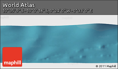 Satellite Panoramic Map of the Area around 10° 17' 43" S, 0° 4' 30" E