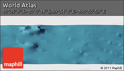 Satellite Panoramic Map of the Area around 10° 17' 43" S, 100° 22' 30" E