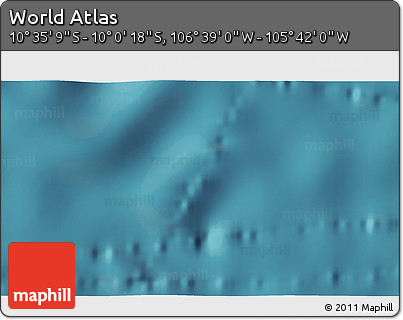 Satellite 3D Map of the Area around 10° 17' 43" S, 106° 10' 30" W