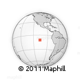 Outline Map of the Area around 10° 17' 43" S, 106° 10' 30" W, rectangular outline