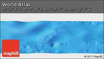 Political Panoramic Map of the Area around 10° 17' 43" S, 106° 10' 30" W