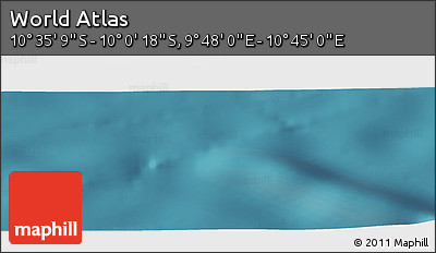Satellite Panoramic Map of the Area around 10° 17' 43" S, 10° 16' 30" E