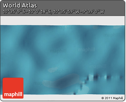 Satellite 3D Map of the Area around 10° 17' 43" S, 10° 7' 30" W
