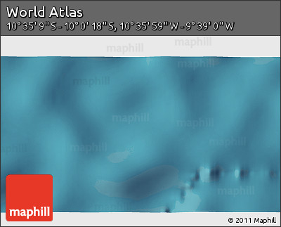 Satellite 3D Map of the Area around 10° 17' 43" S, 10° 7' 30" W