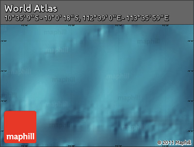 Satellite Map of the Area around 10° 17' 43" S, 113° 7' 30" E