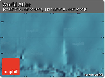 Satellite Map of the Area around 10° 17' 43" S, 115° 40' 30" E