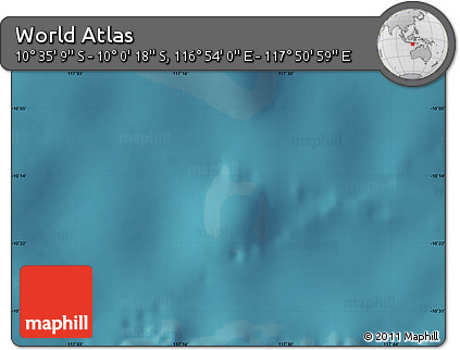 Satellite Map of the Area around 10° 17' 43" S, 117° 22' 30" E