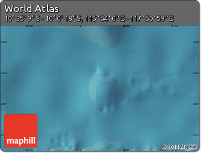 Satellite Map of the Area around 10° 17' 43" S, 117° 22' 30" E