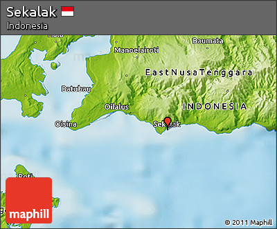 Physical 3D Map of Sekalak