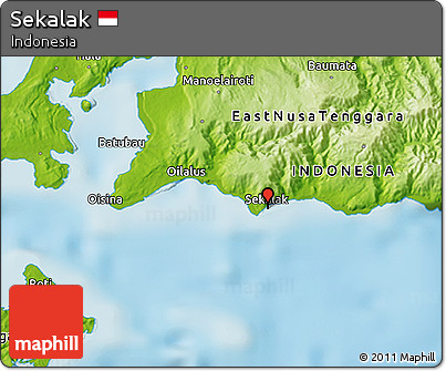Physical 3D Map of Sekalak