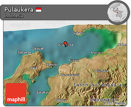 Satellite 3D Map of Pulaukera
