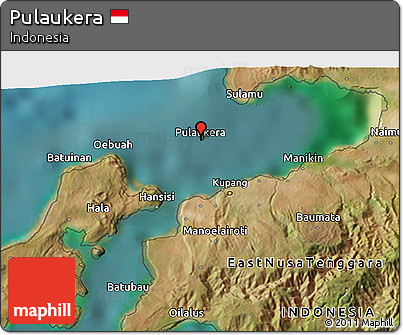 Satellite 3D Map of Pulaukera