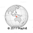 Outline Map of the Area around 10° 17' 43" S, 125° 1' 30" E, rectangular outline