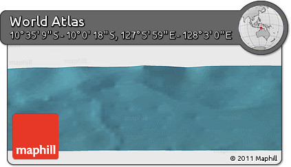 Satellite Panoramic Map of the Area around 10° 17' 43" S, 127° 34' 30" E