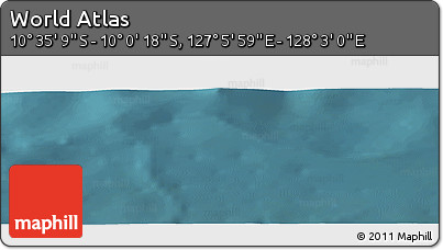 Satellite Panoramic Map of the Area around 10° 17' 43" S, 127° 34' 30" E