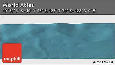 Satellite Panoramic Map of the Area around 10° 17' 43" S, 127° 34' 30" E