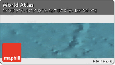Satellite Panoramic Map of the Area around 10° 17' 43" S, 128° 25' 30" E