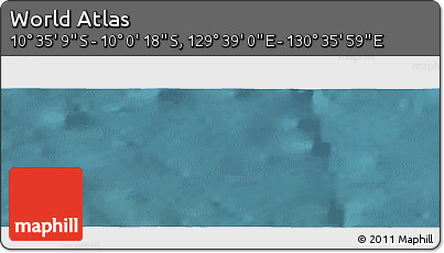 Satellite Panoramic Map of the Area around 10° 17' 43" S, 130° 7' 30" E