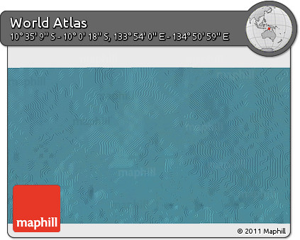 Satellite 3D Map of the Area around 10° 17' 43" S, 134° 22' 30" E