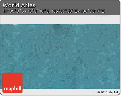 Satellite 3D Map of the Area around 10° 17' 43" S, 136° 4' 29" E