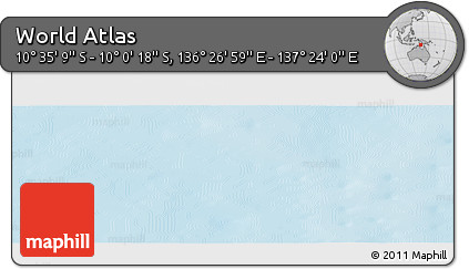 Physical Panoramic Map of the Area around 10° 17' 43" S, 136° 55' 30" E
