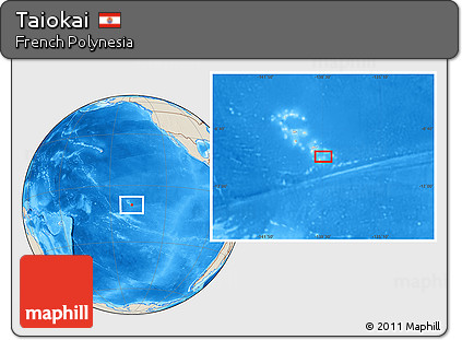 Shaded Relief Location Map of Taiokai