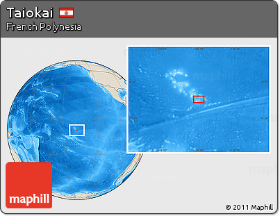Shaded Relief Location Map of Taiokai
