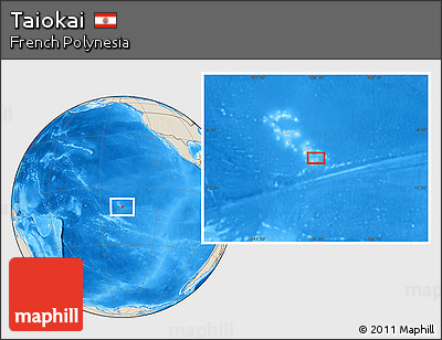 Shaded Relief Location Map of Taiokai