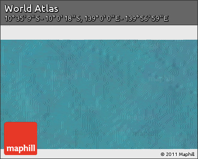 Satellite 3D Map of the Area around 10° 17' 43" S, 139° 28' 29" E