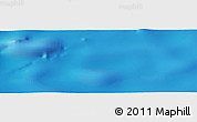 Shaded Relief Panoramic Map of the area around 10° 17' 43" S, 141° 52' 30" W