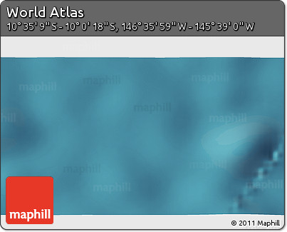 Satellite 3D Map of the Area around 10° 17' 43" S, 146° 7' 30" W