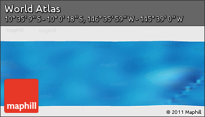 Physical Panoramic Map of the Area around 10° 17' 43" S, 146° 7' 30" W