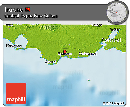 Physical 3D Map of Iruone
