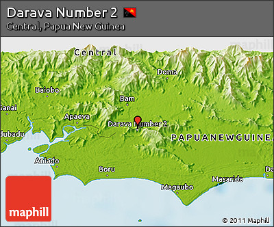 Physical 3D Map of Darava Number 2