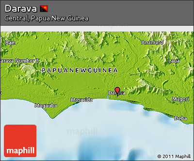 Physical 3D Map of Darava