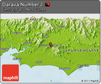 Physical 3D Map of Darava Number 2