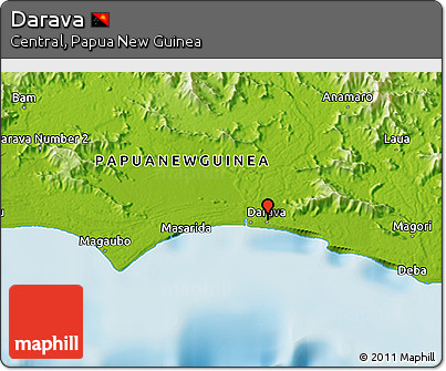 Physical 3D Map of Darava